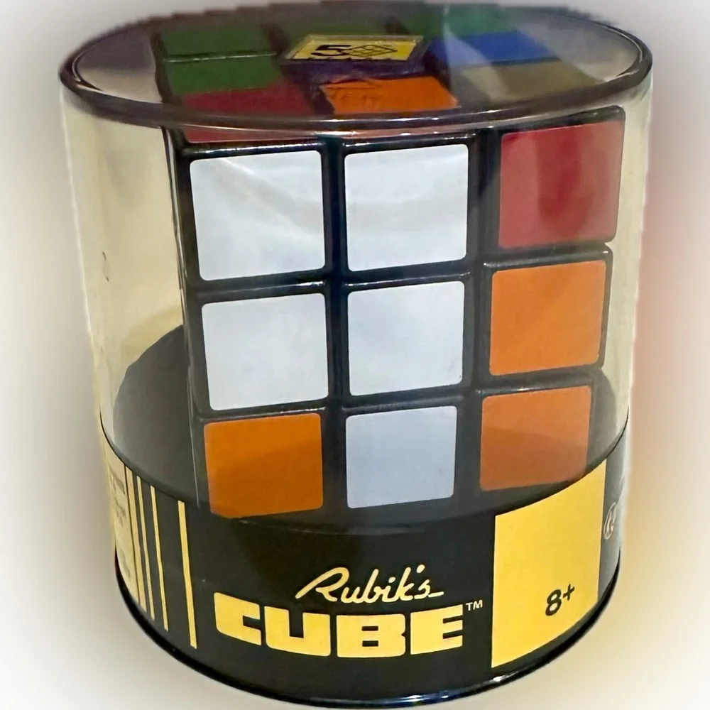 50TH ANNIVERSARY RUBIK’S CUBE RETRO PUZZLE GAME MIND TWISTER PROBLEM SOLVER MATH